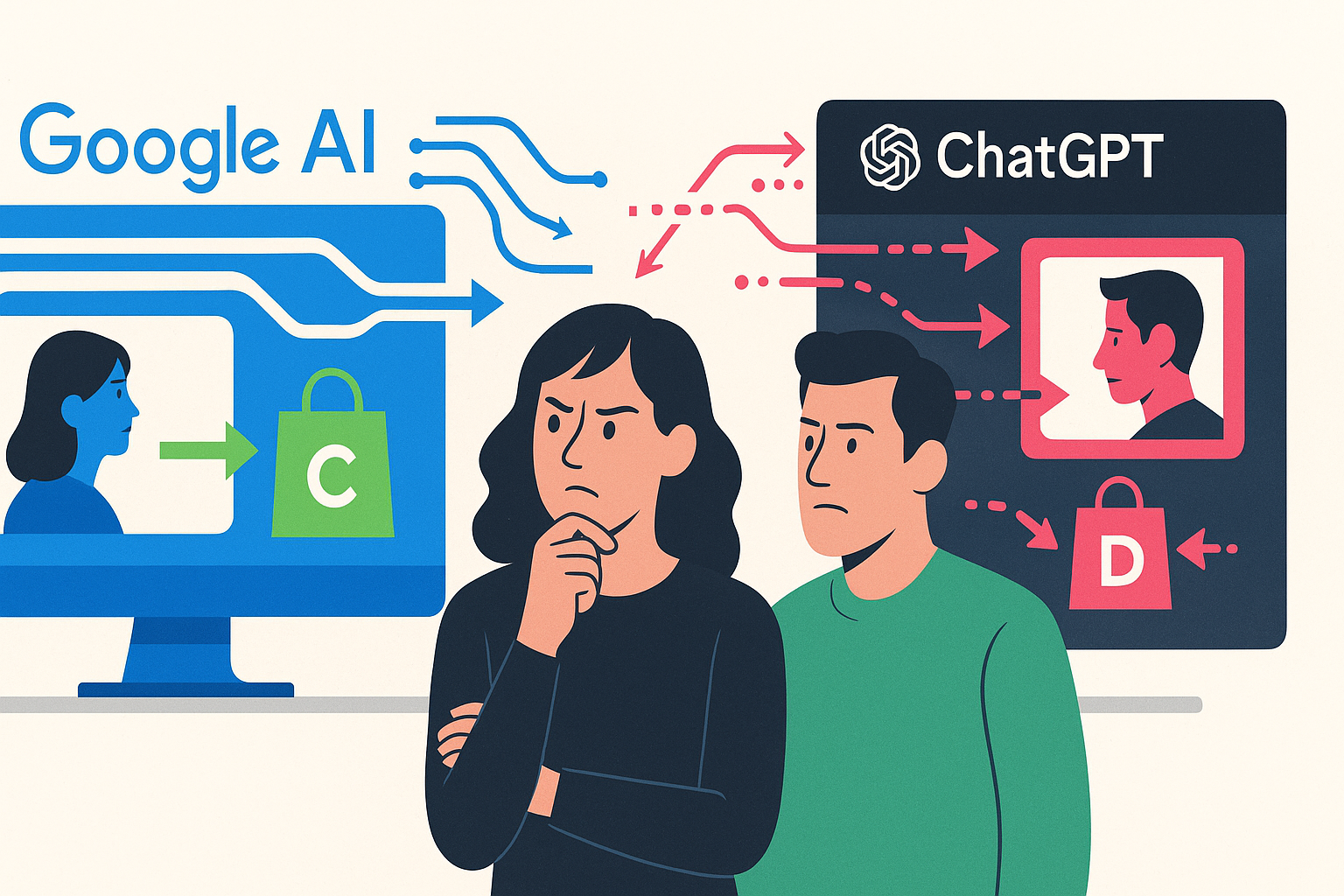Google AI, ChatGPT แทบไม่ตกลงกันเกี่ยวกับการแนะนำแบรนด์: ข้อมูล